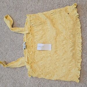 NWT American Eagle Cropped Smocked Tank Top